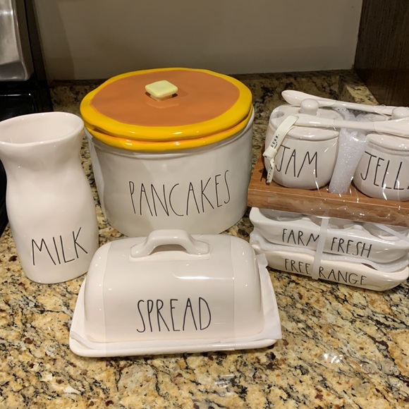 Rae Dunn Other Rae Dunn Pancakes Ceramic Lidded Canister Poshmark